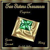 TST - CAPRICE GREEN GARNET RING YG