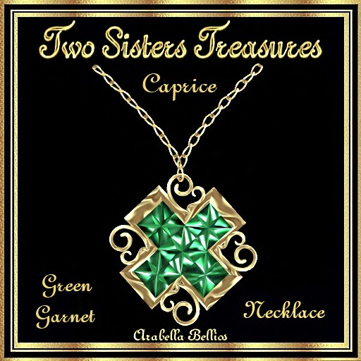 TST - CAPRICE GREEN GARNET NECKLACE YG