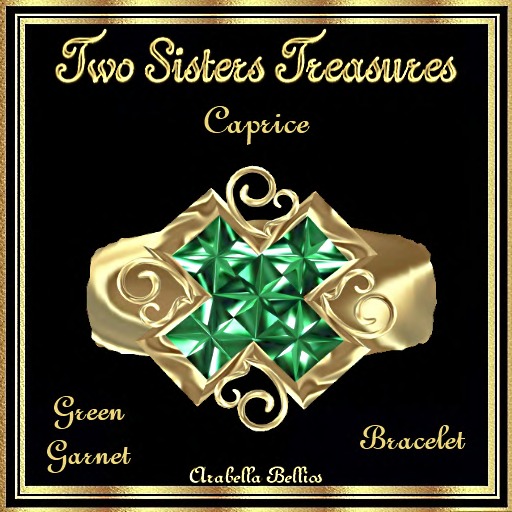 TST - CAPRICE GREEN GARNET BRACELET YG