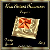TST - CAPRICE ORANGE GARNET RING YG