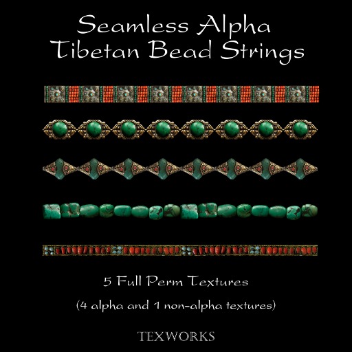 MD Seamless Alpha Tibetan Bead Strings (Boxed