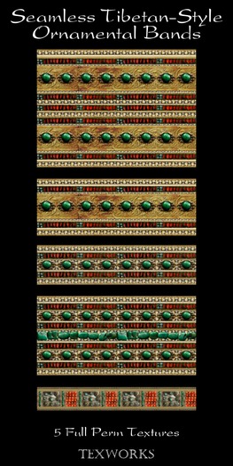 MD Tibetan Seamless Ornamental Bands (Boxed)