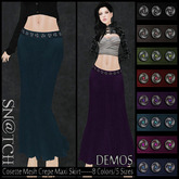 :::Sn@tch Mesh Cosette Gauze Maxi Skirt (DEMOS):::