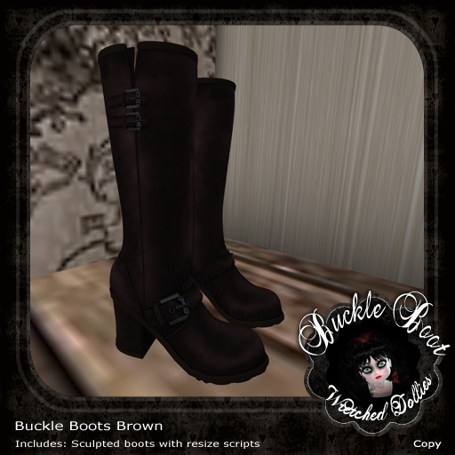 WD Buckle Boots Brown