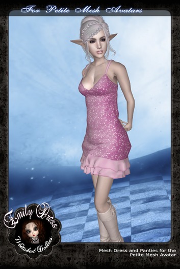 WD Emily Pink Ruffled Dress
