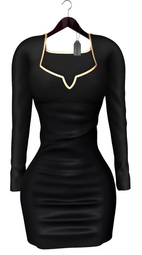 [MESH] [Belgravia] Counterpose Dress - SS - Nero