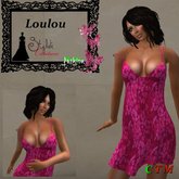 Loulou Nuisette Pink Hibiscus