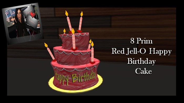 Happy Birthday Jello Cake