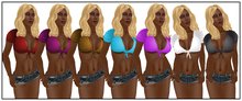 7 Rainbow Knot Halters and Tatter Shorts set 2