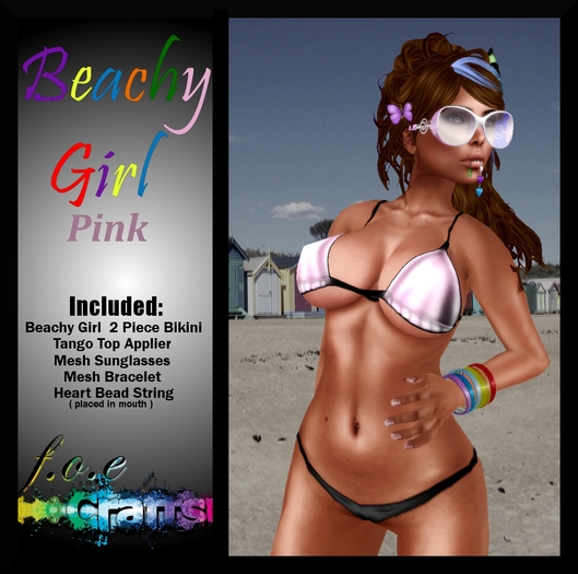 F.O.E. Crafts Beachy Girl Pink