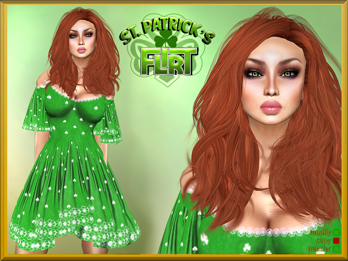 St. Patrick's Day Flirt Dress