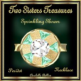 TST - SPRINKLING SHOWER PERIDOT DIAMOND BRACELET YG