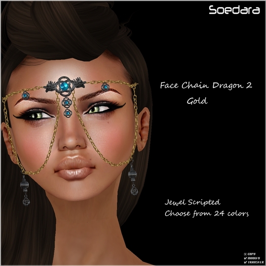 ~Soedara~ Gold Face Chain Dragon 2