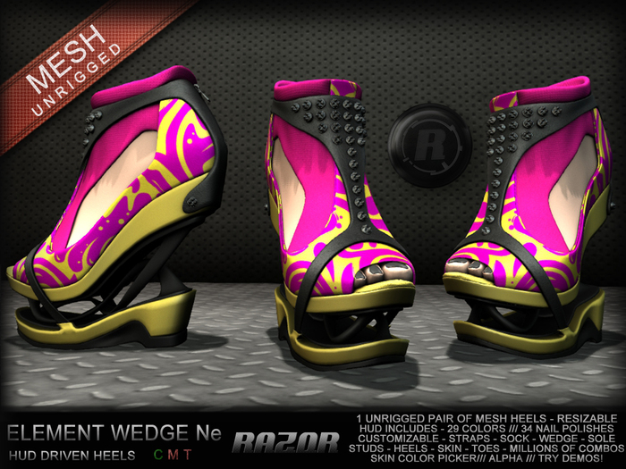 Razor /// Element Ne Swirl Wedge - DEMO 