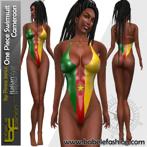 Babele Fashion One Piece Swimsuit Cameroon