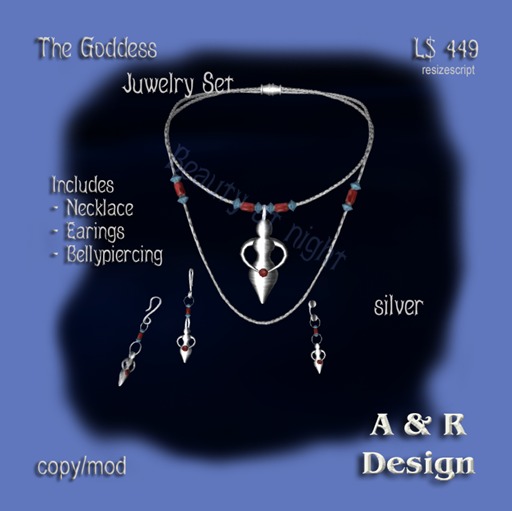 The Goddes Necklace Silver