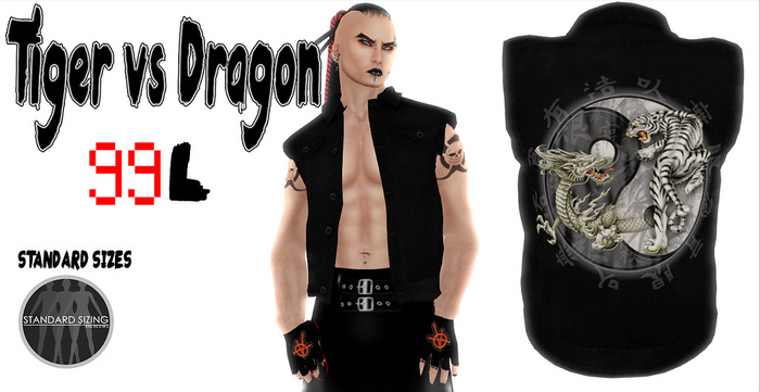 Dragon vs Tiger Vest