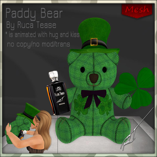 Mesh St Paddy bear 