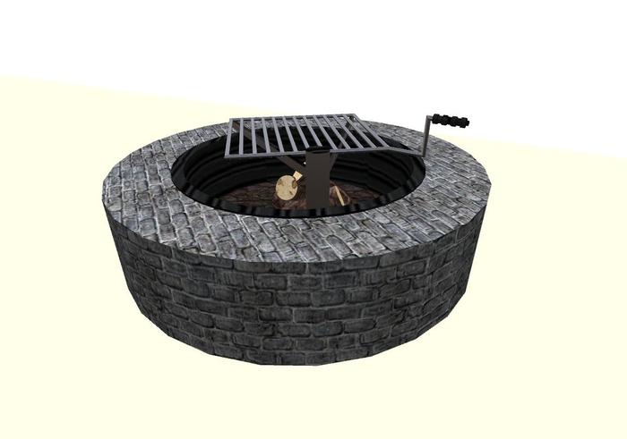 fire pitt  Mesh Full Perm