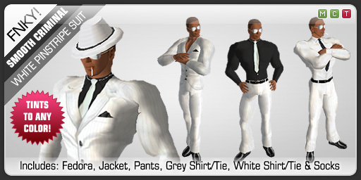 FNKY! Smooth Criminal Suit (White)