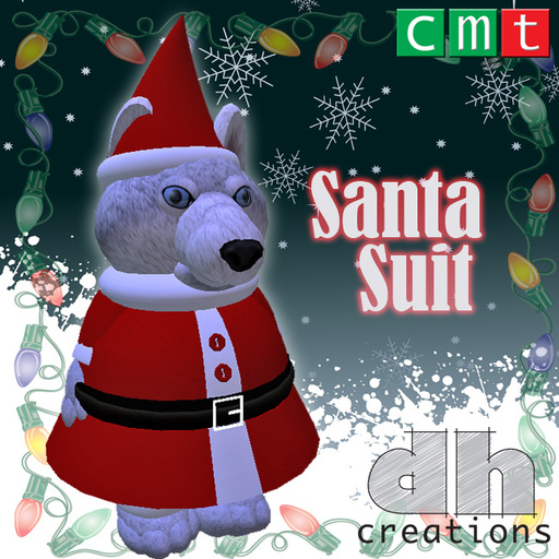 Tiny Christmas Santa outfit ~ dh creations [ boxed ]