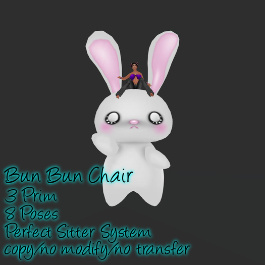 Bun Bun Chair (Gray) -boxed-