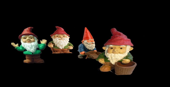 Garden Gnomes full set