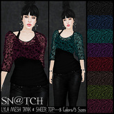 :::Sn@tch Mesh Lydia Corset Dress-All Colors (XLarge):::