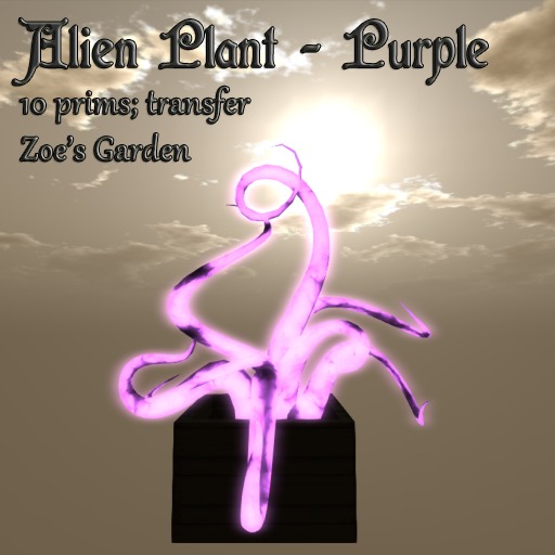 *ZG* Alien Plant - Purple