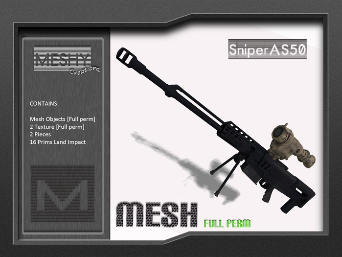 50%OFF! SniperAS50  MESH FULL PERM
