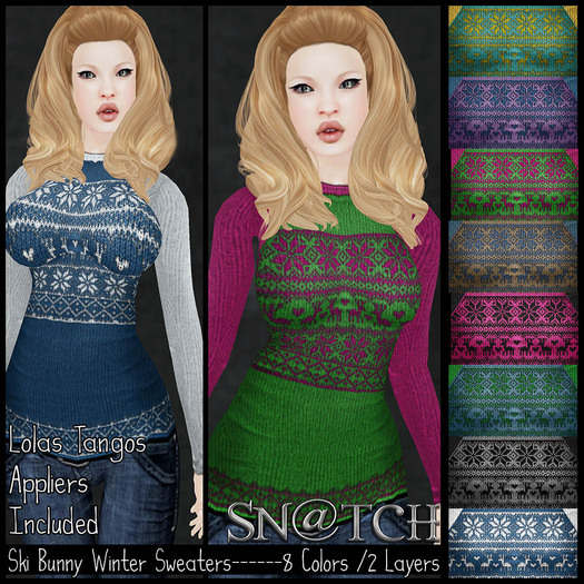 :::Sn@tch Ski Bunny Sweaters:::