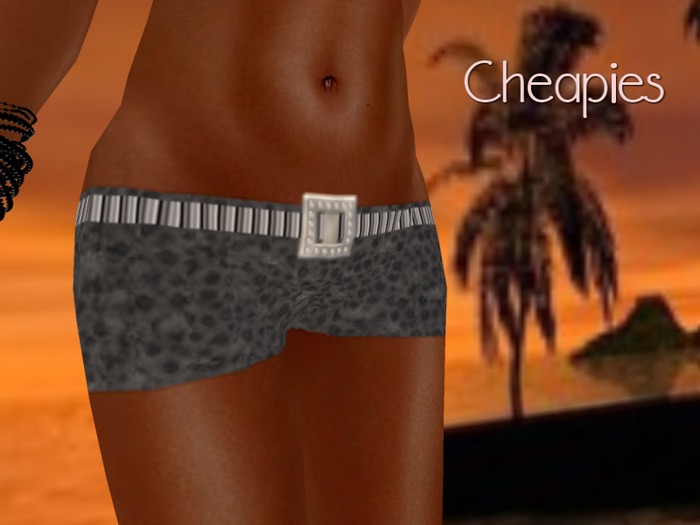 Booty Shorts Dark Grey