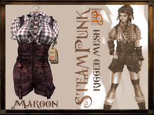 !gO! SteamPunk - maroon -