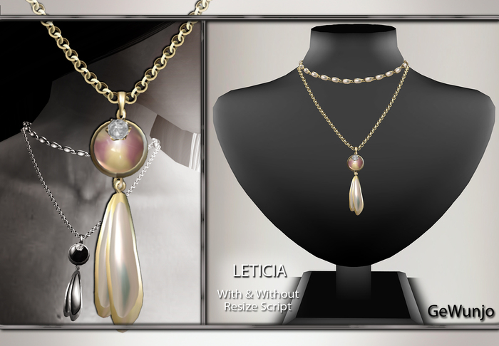 GeWunjo : LETICIA pearl necklace