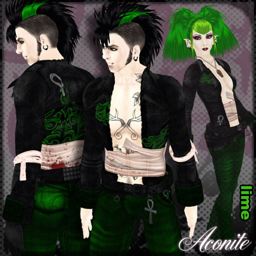 (lime) Aconite ~silentsparrow~ gothic suit