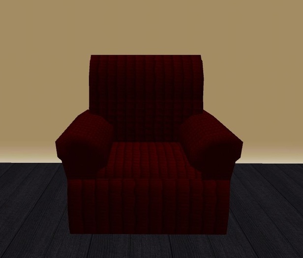 (MW) Comfort Chair - Red 2