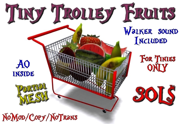 Tiny Trolley Fruits