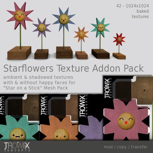 Trowix - Starflowers Texture Addon Pack