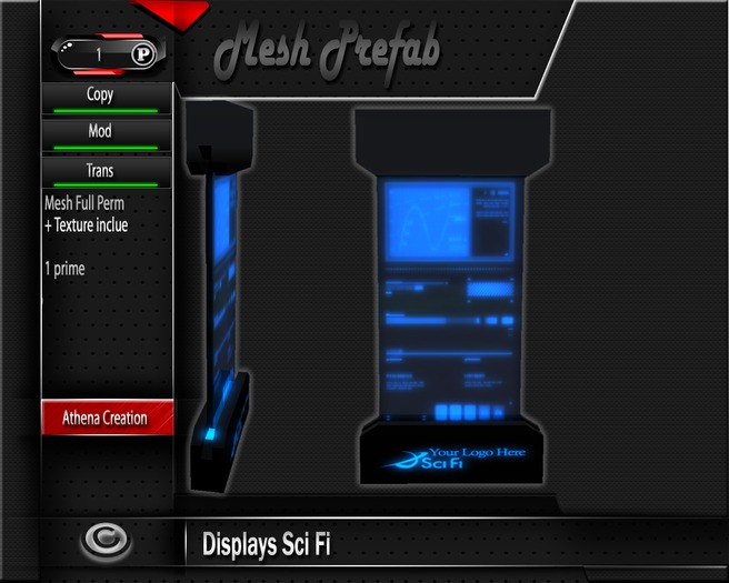 Displays Info Sci Fi 