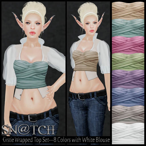 :::Sn@tch Kirstie Wrapped Top Set:::