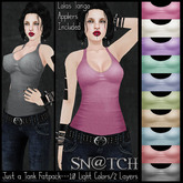 :::Sn@tch Just a Ribbed Tank (Light):::