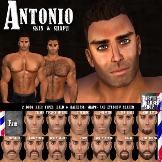 Antonio Skin *Fair* Fatpack - [Promo] - By Jaryth's Barber Shop
