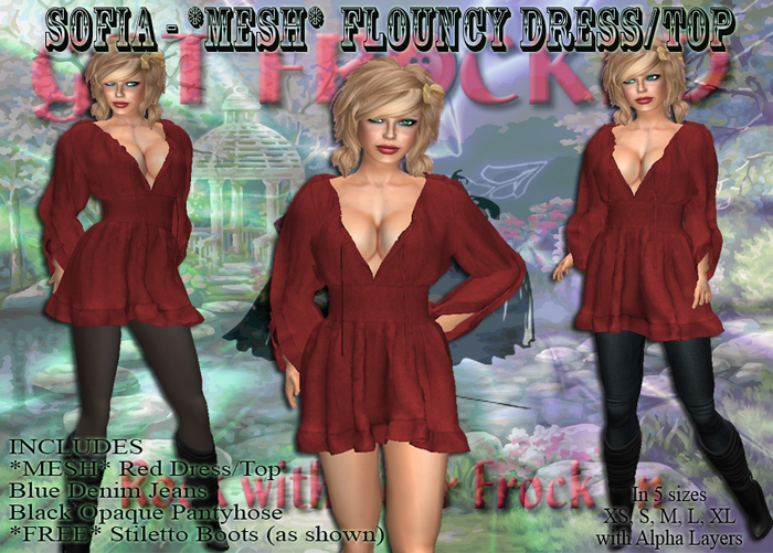 NETTA - *mesh* Frilled Dress - Turquoise