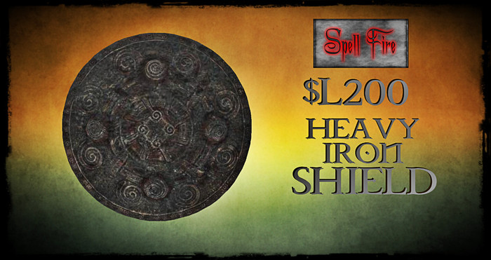 Heavy Iron Shield [ Spellfire 1 ][ Mesh ]
