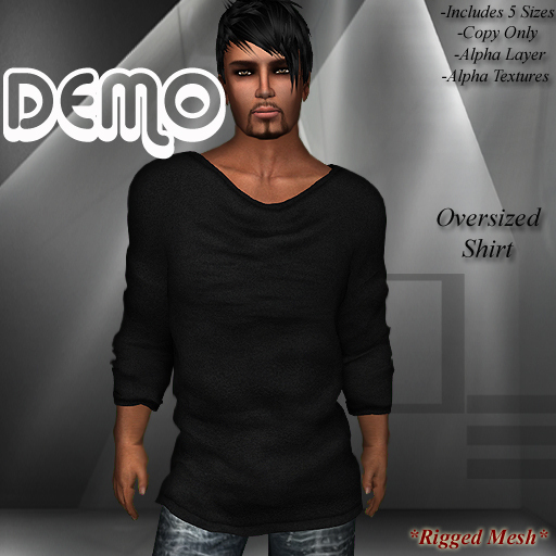 DE Designs - Mens Oversized Mesh Shirts - DEMO