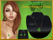 Lucky Shamrock Necklace & Earrings [mod,trans]