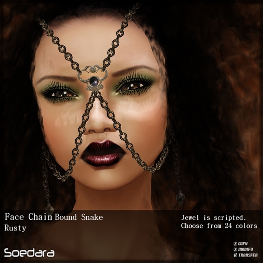 ~Soedara~ Rusty Face Chain Bound Snake