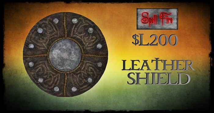 Leather Shield [ Spellfire 1 ][ Mesh ]