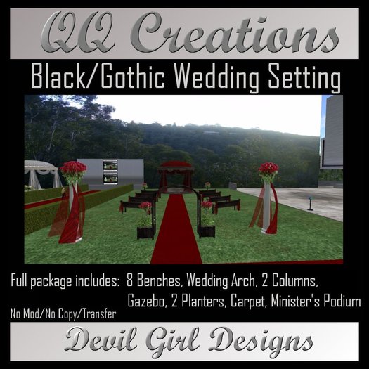 Wedding Package (Black/Gothic)