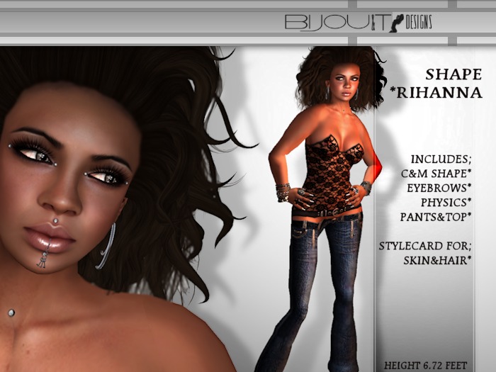 [BiJOU&T] Shape Rihanna [female]